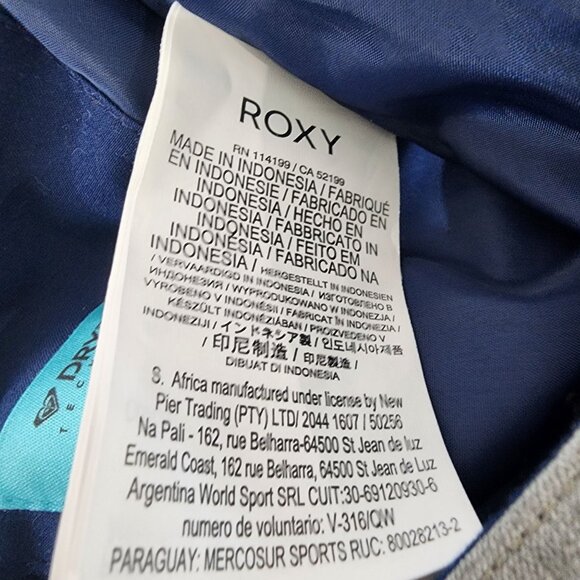 Roxy Gray Kids Snow Pants DryFlight Tech Size 10 Adjustable Waist M - Picture 16 of 16